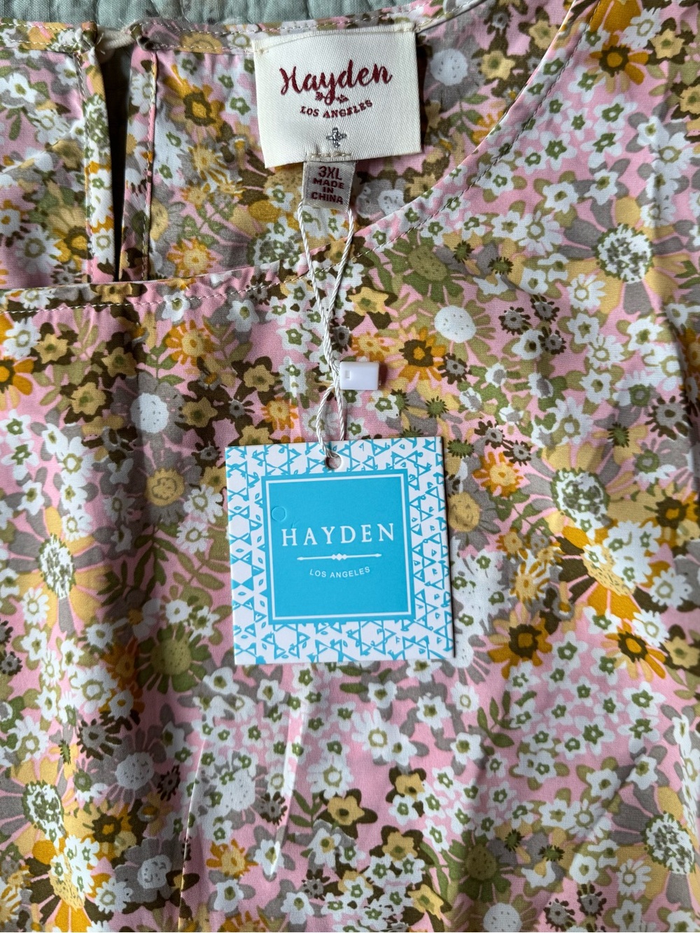 Hayden Los Angeles Ditzy Floral Babydoll
Blouse - Size 3X NWTs - Picture 11 of 12
